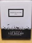 Beekman 1802 - Goat Milk - Lip Balm - 10 Pc Collection In Box - Assorted - New