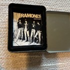 Ramones Metal Stash Tin Box  Ramones Patch Included  5 5 X 4 5
