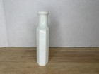 Antique 19th C  Victorian Sanitol  for The Teeth  Milk Glass Apothecary Bottle