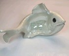 Vintage Iridescent Fish Wall Hanging Or Catch-all Trinket Dish Lusterware