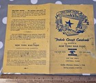 1944 Central Park Foxhole Circuit Uso Camp Show Wwii Nyc New York City Program