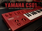 Yamaha Cs01     rare     80 s Vintage Analog Red Synthesizer
