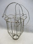Vintage Work Shop Drop Light Hanging Metal Light Bulb Guard Industrial Cage
