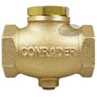 3 4  Npt In Line Horizontal Check Valve Air Compressor Solid Cast Brass Wog Gv75