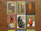 9 Vintage Misc Native American Indian Swap Cards