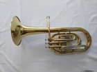 Funion Alto Horn E Flat  Lacquer Eb Key Brass Body Gold Lacquer With Case