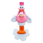 Personalized Baby s First Christmas Ornament     Baby Girl Pink Stork Arrival Keep