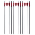 Hunting Carbon Arrows 12pcs 30 32  Spine 500 Turkey Feather Compound Recurve Bow