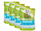 New Vibrant Life Mini Crystal Unscented Cat Litter  8 Lb  4 Pack