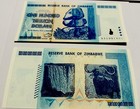 5 Zimbabwe 100 Trillion Dollars 2008 Aa P-91 Banknote New Unc Zim Currency W coa