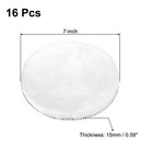 7-inch Wool Polishing Pad Hook And Loop Buffing Wheel 16 Pcs