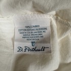 Vintage D Porthault White Teal Agua Crochet Trim Pillowcases Standard Set Of 2