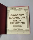 Caesar s Palace Las Vegas Sammy Davis Jr  Vintage 1976 Table Program Card