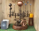 Antique Brass Orrery Solar System Sun earth moon Motion Scientific Research Mode