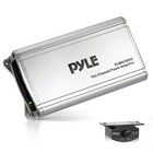 Pyle Plmrc300x2 600w 2ch Class D Marine Amp Bundle W  Wireless Receiver Remote