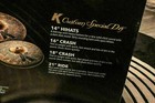 Zildjian K Custom Special Dry Pack Cymbal Box Set  14hh-16c-18c-21r  - Demo 