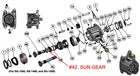 New Sun Gear For 2nd Generation Bert Transmission sg tranny sg-1012