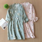 Women Kimono Yukata Casual Comfy Japanese Bathrobe Robe Gown Nightwear Loose Fit