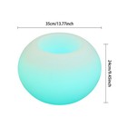 16 Color Led Planter Pot White Ip44 Waterproof With Remote Control Home Garden
