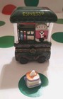 Vintage 2000 Espresso Stand Porcelain Hinged Box With Cup Of Cappuccino Trinket