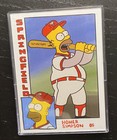 The Simpsons Homer At The Bat Aceo Custom Baseball Card Set Springfield Softball