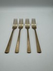 Set Of 4 Vintage Dirilyte Dirigold Empress Dinner Forks