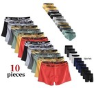 10 Pack Men s Boxer Briefs Soft Stretch Breathable Underwear Shorts