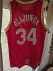 Autographed Hakeem Olajuwon Houston Rockets The Dream Basketball Jersey Jsa Coa