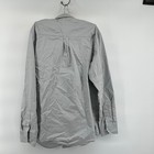 Izod Button Front Shirt Kids Size 14 16 Gray Stretch Long Sleeve Dress Shirt