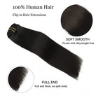 Clip In Hair Extensions Real Human Hair  20inch 120g set 7pcs  Thick Remy Hum   