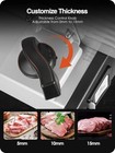 Maquina Rebanadora De Carne Queso Jamon Uso Comercial Hogar Acero Inoxidable   