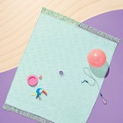 2 Person Beach Blanket Aqua Green - Sun Squad
