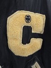 Vintage 1930s 1940s Rs Elliott Arms Co  Black Gold Basketball Letterman Jacket L