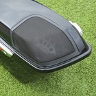 Vivid Black Hard Saddlebags W 5x7 Speaker Lids   Rear Fender 14-24 Touring