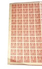 Austria 10 Heller Newspaper Stamp Full Sheet Mnh Vintage Red Stamps