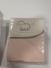 Born Loved Fitted Crib Sheet Set Pink   White Polka Dot Microfiber