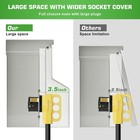 Rv Electrical Panel With Breaker  Temporary Power Rv Outlet Box With 20 30 50 Am