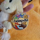 Rare Neopets Original Yellow Kacheek Backpack Clip Plush Vintage 2007