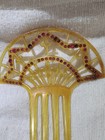 Antique Bakelite Celluloid Hair Comb