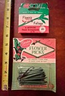 Vtg Florist Flower Arranging Picks   Tape Package Retro Graphics Advertising