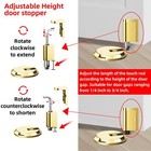 2x Stainless Steel Heavy Duty Magnetic Door Stop Mechanical Door Stopper Holder