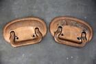 Vintage Industrial Handles Coffin Hardware Trunk Chest Tool Box Casket Old