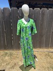 Vtg Lot Of 4 Hawaiian Dresses 60   s 70   s Barkcloth Cotton Volup Hilo Hattie