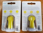 Frida Baby Double Sided Finger Toothbrush Manual Yellow  3  Months  2 Pack