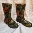 Sloggers Women s Floral Garden Boots Size 6 Waterproof Rain Boots