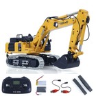 Us Stock 1 50 Rc Digger Pc520 Electric Lifting Excavator Metal Track Light Sound