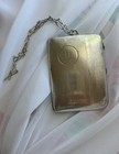 Vintage Dance Compact Purse Silverplated Coin Section Mirror