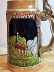 Vintage German Beer Lidded Stein Made In Germany  1 Liter - 12 