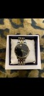 Movado Bold Men s Quartz Wristwatch Black Dial Two-tone Diamond Accent Bracelet