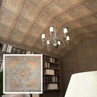 Faux Tin Vintage Ceiling Tiles Decor Wall Panels Pl38 Weather Copper 10pcs lot